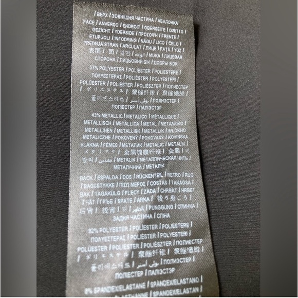 GUESS Strapless Mini Dress Lurex Metallic Look - Picture 12 of 12